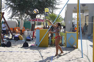 Servizio beach volley